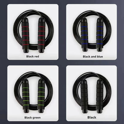Adjustable Jump Rope Rapid Speed Jump Steel Skipping Rope Foam Handle Fitness Slim Body Professional Home Sport Equipment