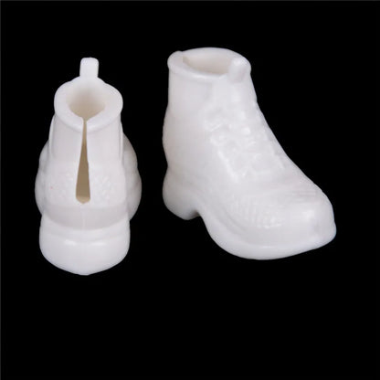 10 Pairs Fashion White Doll Sneakers Shoes Dolls Accessories Gift for  for 30cm Doll Best Birthday Gifts