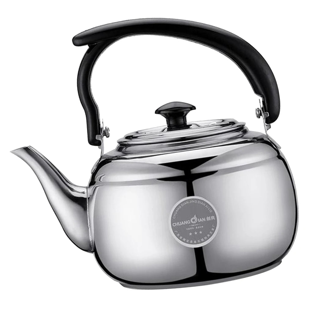 1L Stove Top Kettles Teapot With Comfortable Insulated Handle Stainless Steel Teapot