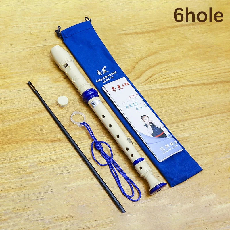 Professional Eight Hole Treble Flute 8-Hole Soprano Recorder Clarinet Black Sound Easy Adjustable Food Grade ABS Non-Toxic