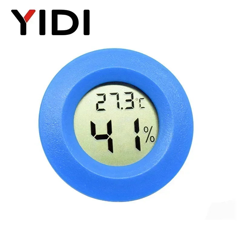 Mini Digital LCD Thermometer Hygrometer Gauge Freezer Tester Temperature Sensor Humidity Meter Detector Monitor Indoor Pet Car