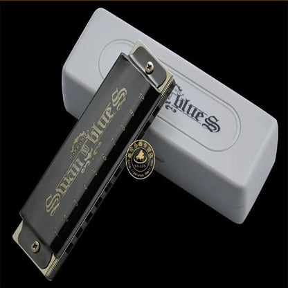 10-Holes Harmonica for Children, Harmonica With 10 Holes, Harmonica, C-Key Mouth, Musical Instrument, for Music