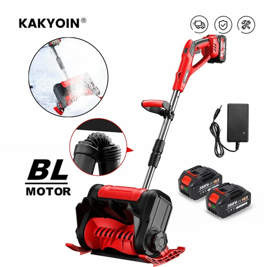 3500W Winter Brushless Electric Snowplow Lithium Electric Snow Sweeper Cordless Snow Shovel Courtyard Street for Makita Battery