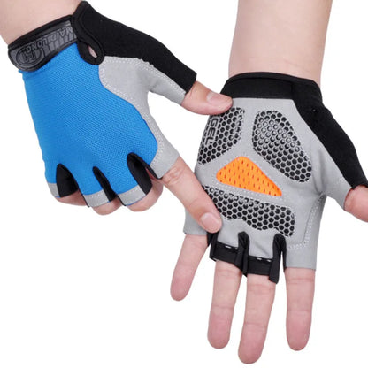 Gym Dumbbell Gloves Men Women Weightlifting Fitness Sport Training Exercise Gloves Non Slip Breathable Half Finger Cycling Glove