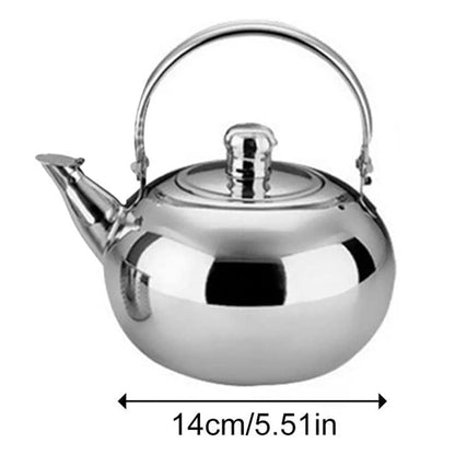 1l/1.5l/2l Stainless Steel Material Teapot With Infuser Filter, Coffee Kettle, Tea Jug, Home Office Tools 1PC