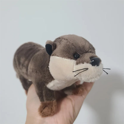 46cm Simulation Otter Plush Toy Lifelike Stuffed Animal Plush Toy Soft Doll for Children Birthday Christmas Gift