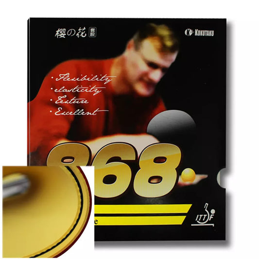 2x KOKUTAKU 868 ITTF Approved  Table Tennis Rubber, Ping Pong Rubber Best Control