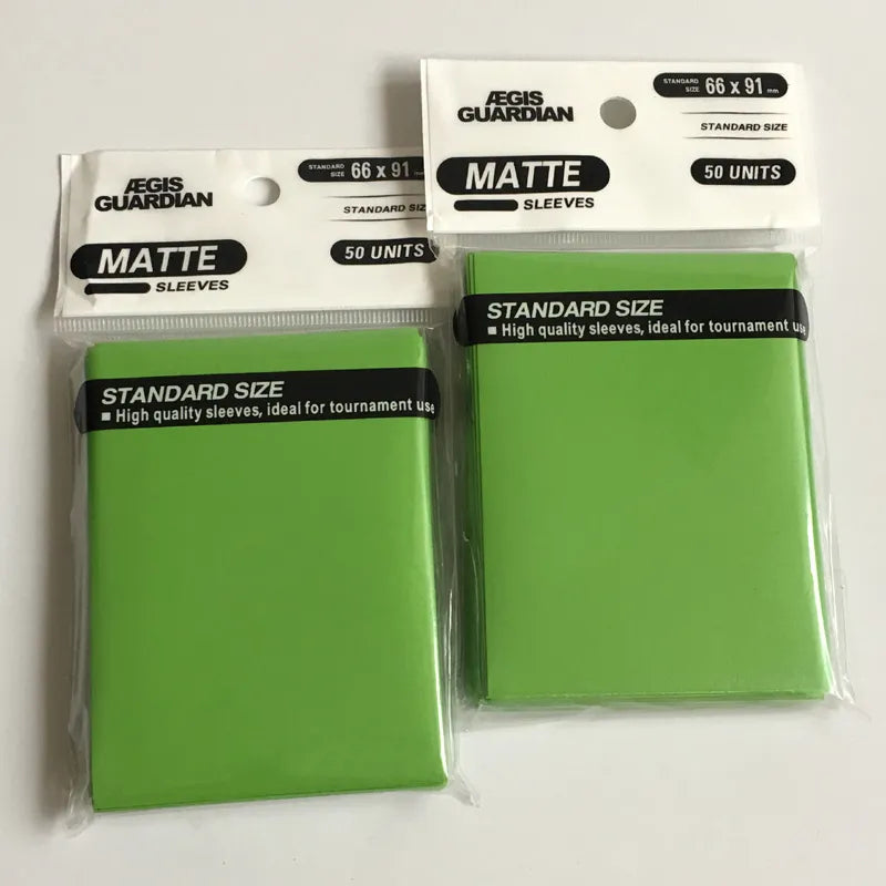 100PCS Matte TCG Card Sleeve  Mtg Yugioh Deck Protector Photocard Case Tarot : 66x91mm