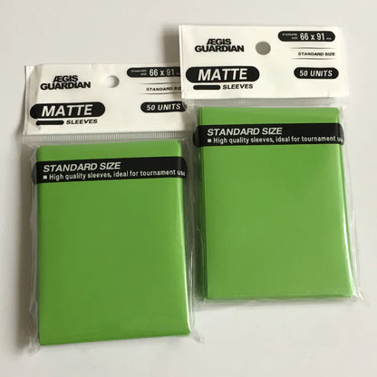 100PCS Matte TCG Card Sleeve  Mtg Yugioh Deck Protector Photocard Case Tarot : 66x91mm
