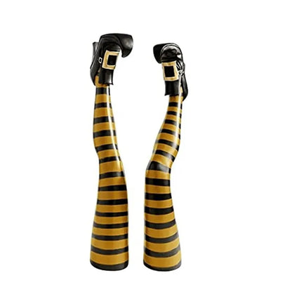 Halloween Witch Legs Halloween Decoration Wicked Novelty Witch Legs With Shoes for Home Yard Outdoor and Indoor Halloween Witch