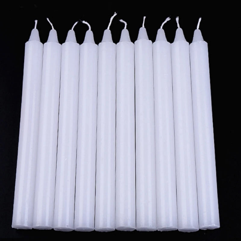 20/10pcs Unscented Mini Taper Candle, for Casting Chimes, Rituals, Spells, Wax Play & More,ChristmasDecor Dinner Candles Wedding