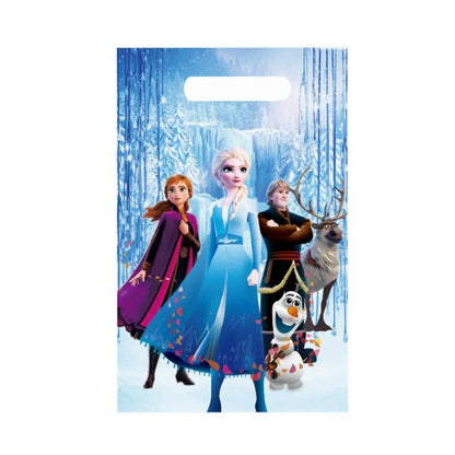 10-50pcs Frozen Party Favor  Gift Bags Frozen Anna Elsa Goody Bags Olaf Favor Bags Birthday Party Supplies Decorations Gifts