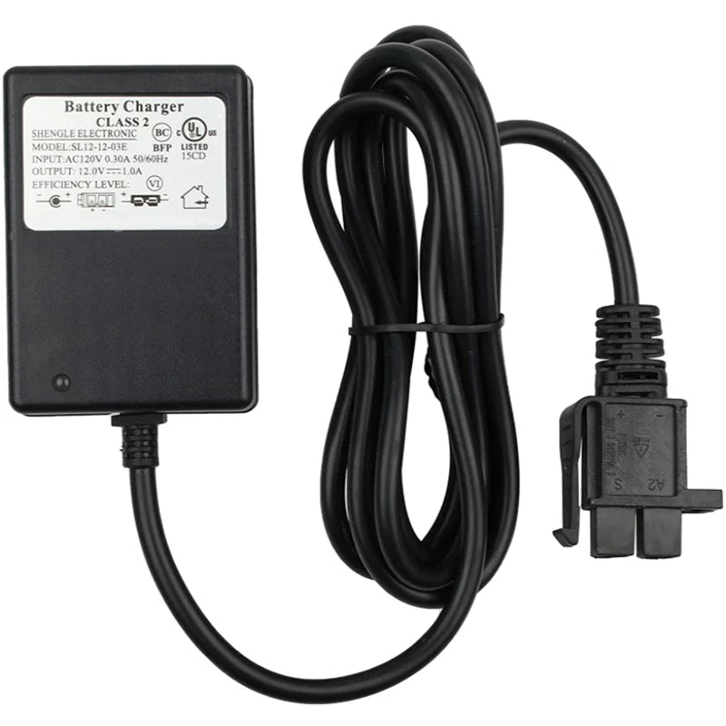 12V Battery Charger for Kids Ride on Toys, Power Supply Adapter for Yamaha Raptor 700R 12 Volt Children Electric Wheels Cars