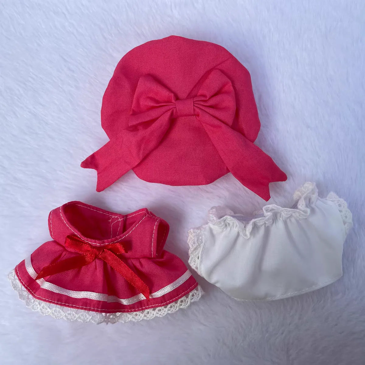 Spot Handmade 17 Cm Cute Mini Doll Clothing Accessories Doll Cotton Doll Suitable for Dolls Not Included