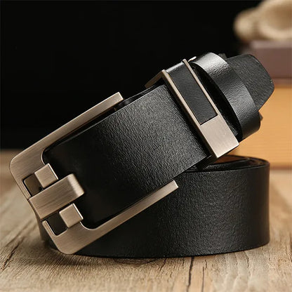 [DWTS]belt Male Leather Belt Men Male Genuine Leather Strap Luxury Pin Buckle Belts for Men Belt Cummerbunds Ceinture Homme
