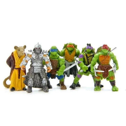 6 Types 6CM Classic Movie Teenage Mutant Ninja Turtles Raphael Donatello Kit Toys Model Doll Gift