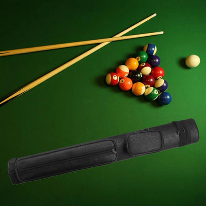 Billiard Pool Cue Bag 4 Holes Carrying Case Pouch for Billiard Stick Rod Black Pattern