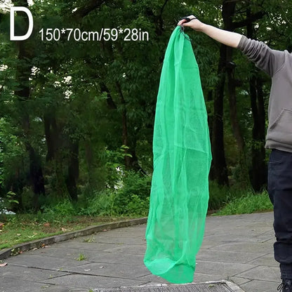 1PC Folding Fish Net Live Fish Net Bag Mesh Bag of Tools Net Mesh Guard Fish Fishing Storage Very Bag Bag I1Y4