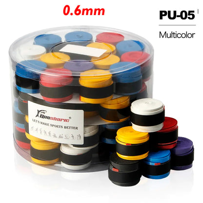 60 Pcs /Lot White Black Colorful Coated Tennis Overgrips Badminton Grips Breathable Tennis Racket Tapes Fishing Rod Sweatbands