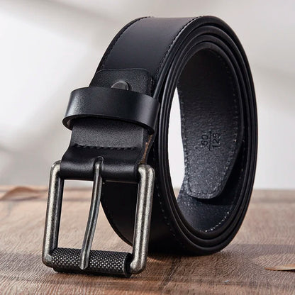[DWTS]belt Male Leather Belt Men Male Genuine Leather Strap Luxury Pin Buckle Belts for Men Belt Cummerbunds Ceinture Homme
