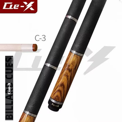 CUE-X 58" Galaxy Carbon Fiber Inside Maple Shaft Billiard Pool Cue Stick 12.5mm
