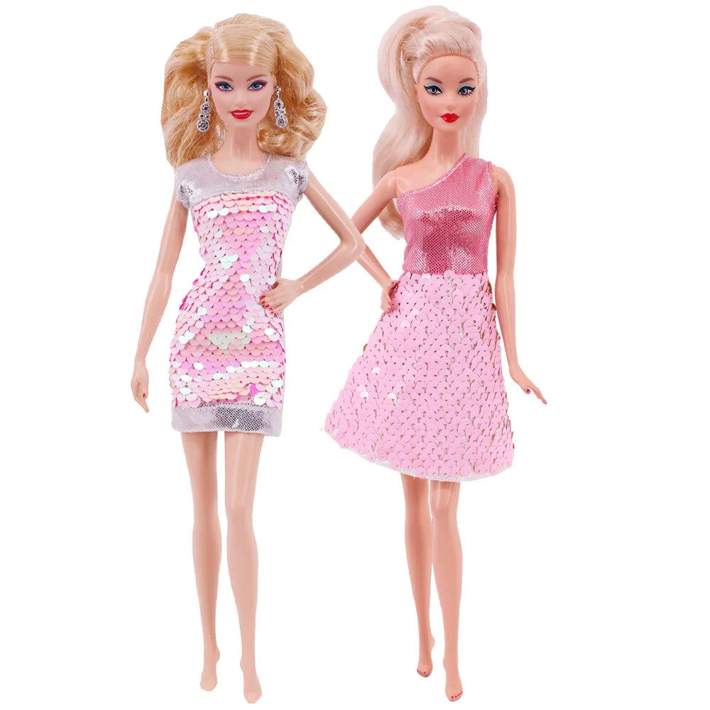 Doll Accessories Clothes Jewelry Luggage Suitcase Dollar Mini Plastic Toiletries Computer for 11.5 Inch Barbiees BJD Glasses Toy