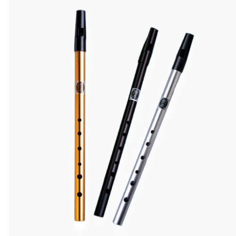 Authentic Irish Whistle Flute C/D Key Tin Penny Whistle With 6 Holes Perfect Traditional Irish Music Musical Instrument