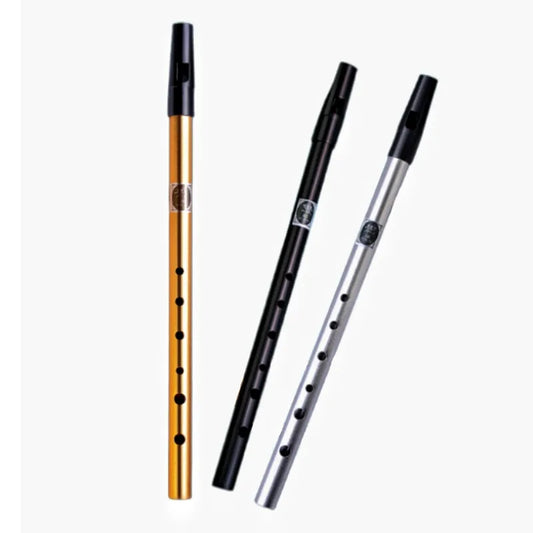 Authentic Irish Whistle Flute C/D Key Tin Penny Whistle With 6 Holes Perfect Traditional Irish Music Musical Instrument