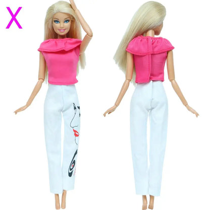 BJDBUS Doll Dress Newest Handmade Party High Quality Accessories Clothes for Barbie Doll Cloth Baby Girl Gift Toy Pants Skirt