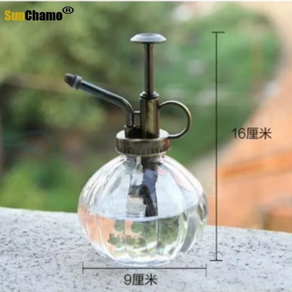 Gardening Plant Watering Cans Retro Antique Copper  Kettle Small Watering Can Pumpkin Glass Gardening Water Cans Garden Supply