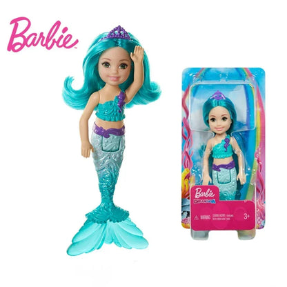 Original Barbie Mini Chelsea 10cm Dolls for Girls Genuine Top Brand Mattel Toys for Kids Children Baby Christmas Birthday Gifts