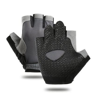 Breathable Fitness Gloves Gym Weightlifting Thin Non-Slip Half Finger Cycling Gloves Equipment Yoga Bodybuilding Training Sports