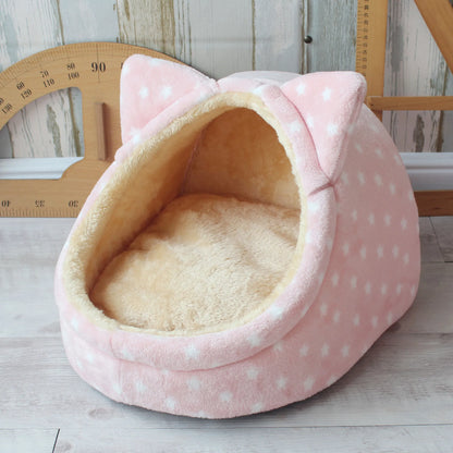Four Seasons Dog Kennel Dog Bed Removable Washable House Enclosed Indoor Oversized Cat Kennel Pet Kennel Supplies Cat Bed