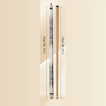 Professional White Watermark Design Wooden Billiard Cue - Straight Pool Cue Stick