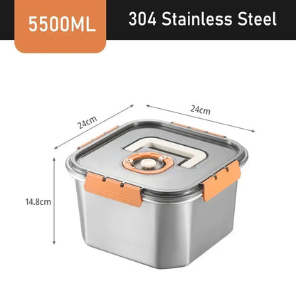 Vacuum Food Storage Box Fresh-Keeping Canister Sealed Storage Container Large Capacity Food Dispenser  Kitchen Storage Box