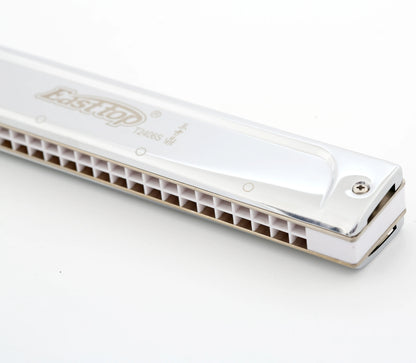 EASTTOP 24holes Tremolo Harmonica,professional Harmonica for Player,beginner,gift
