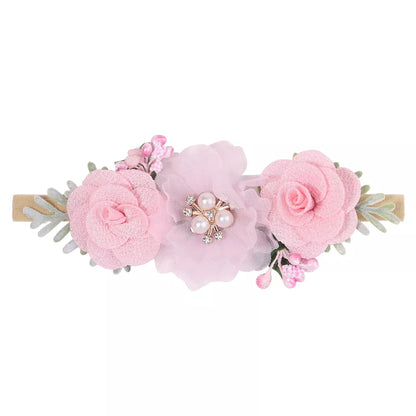 1Pcs Baby Girl Headband Cute Flower Elastic Hair Band Newborn Head Toddler Headband Headwear Kids Accessories Christmas Gifts