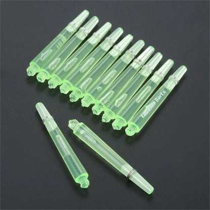 12pcs 45mm/35mm Plastic Darts Shafts 4.5mm Screw Thread Transparent Dart Stems With Stainless Steel O Ring for Steel & Soft Dart