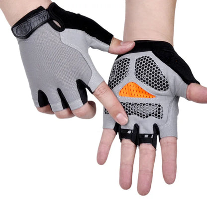 Gym Dumbbell Gloves Men Women Weightlifting Fitness Sport Training Exercise Gloves Non Slip Breathable Half Finger Cycling Glove