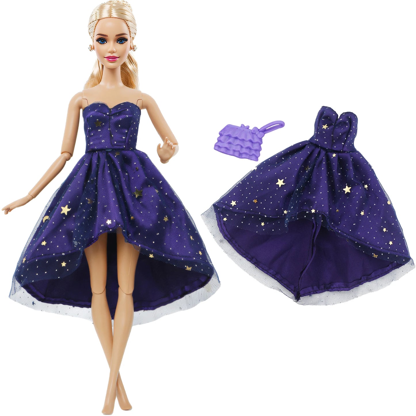 1x Doll Clothes Fashion Dress Daily Wear Skirt Party Gown Blouse Pants Clothes for Barbie Doll Accessories Lovely Girl Baby Toys