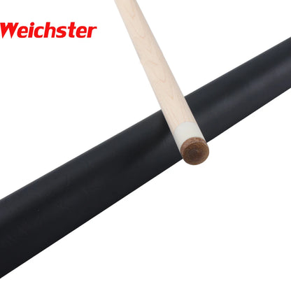 Weichster Medium Range 58" 1/2 Billiard Pool Cue Stick 13mm Tip With PU Leather Wrap