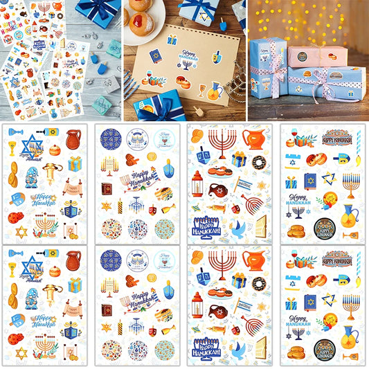 6 Sheets EID Mubarak Paper Sticker Gift Box Lable Seal Stickers Islamic Muslim Eid Al-Fitr Decoration 2025 Ramadan Kareem Supply