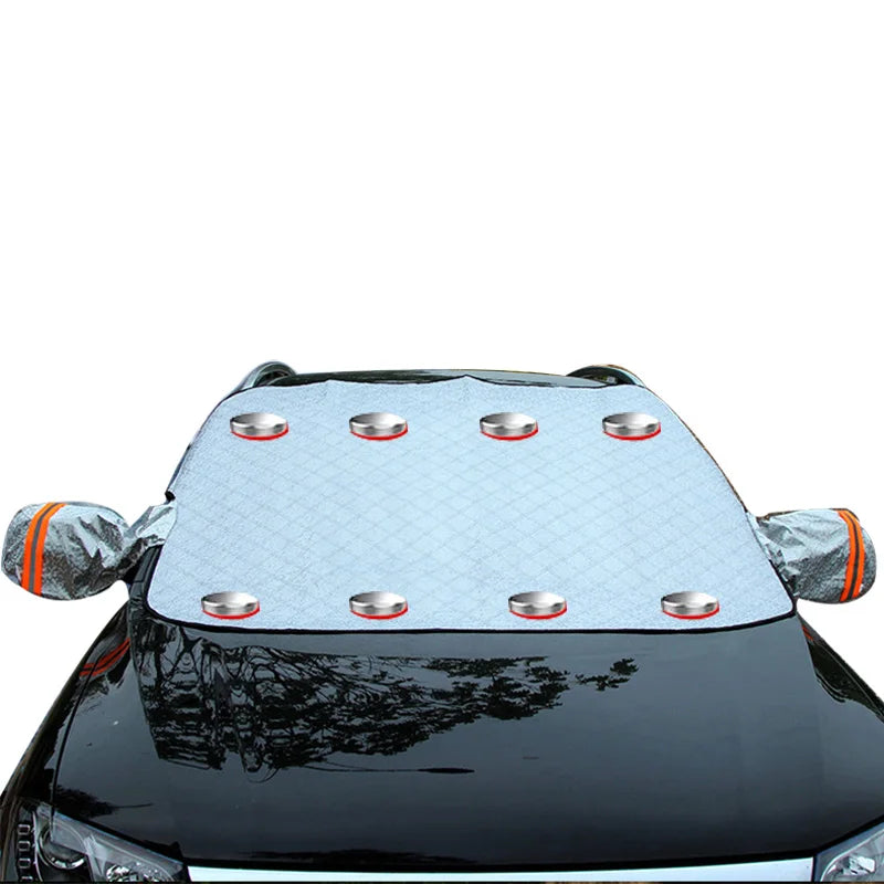 Car Exterior Protection Snow Blocked Car Snow Cover Ice Protector Visor Sun Shade Front Windshield Cover Block Shields for Cars