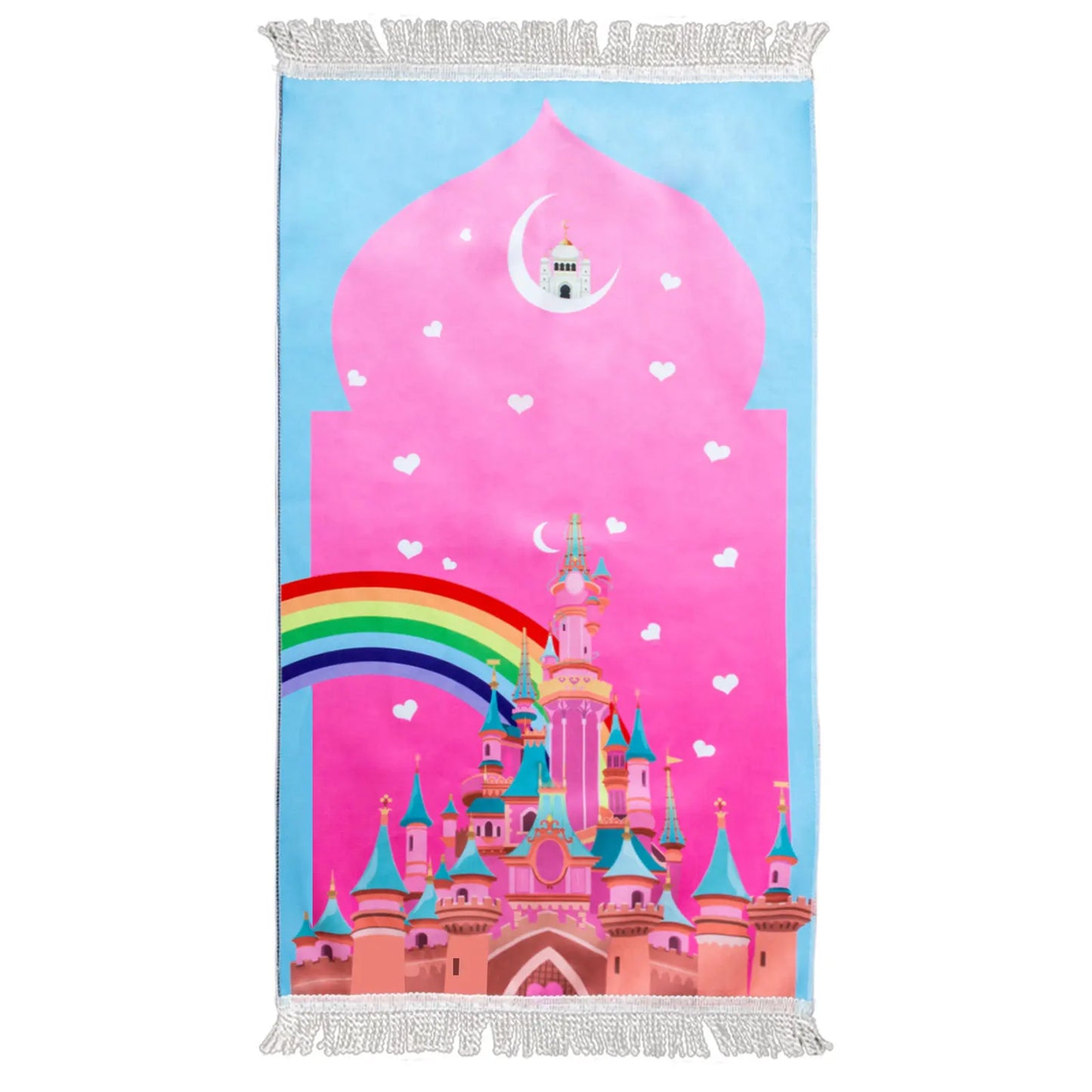 Muslim Kids Prayer Mat Islamic Soft Prayer Rug Islam Eid Gift Tapis De Priere