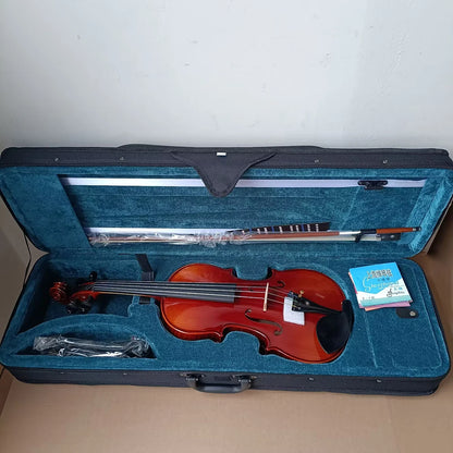 High Flame Maple Handmade Violin 4/4 3/4 1/2 1/4 바이올린 كمان Stradivari Vionlino Set Beginner Professional Musical Instrument