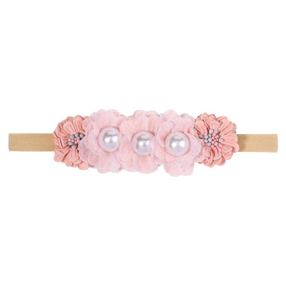 1Pcs Baby Girl Headband Cute Flower Elastic Hair Band Newborn Head Toddler Headband Headwear Kids Accessories Christmas Gifts
