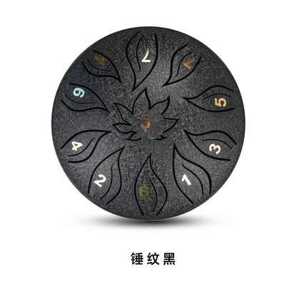 Tongue Drum 6 Inch 11 Notes Ethereal Drums Children Steel Hand Drums Yoga Meditation Professional Percussion Instruments Gifts