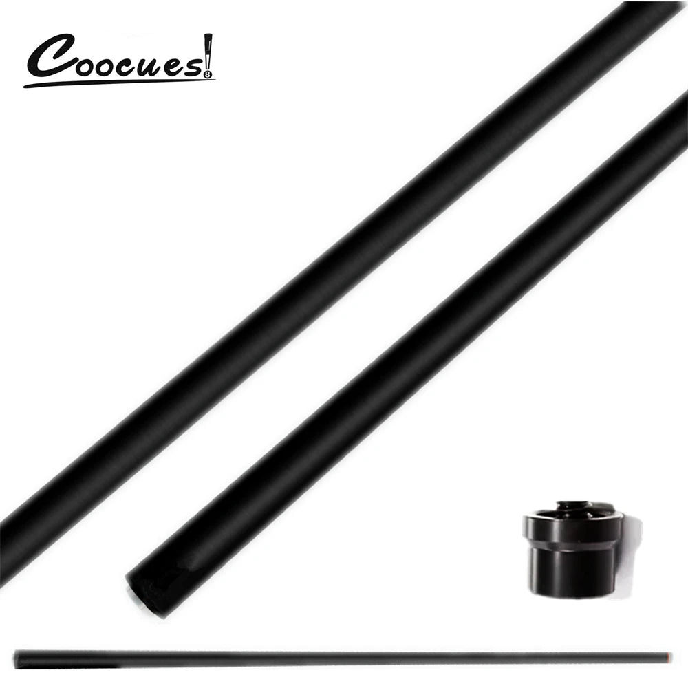 100% Carbon Fiber Billiard Shaft Professional Black Technology Low Deflection Pro Taper Extra Spare Shaft for Pool Cue Stick