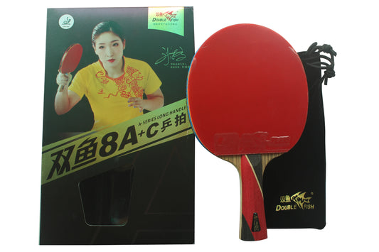 Original Double Fish 7A+C Table Tennis Rackets 8A+C 8 STARS Finished Product Table Tennis Racquet