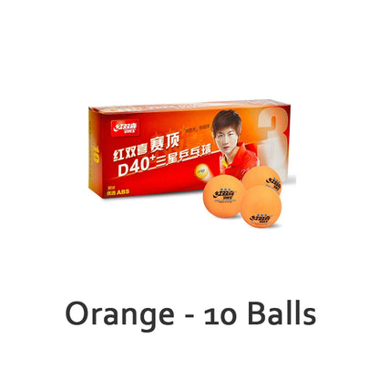 DHS 3 Star D40+ Table Tennis Ball 3-Star Seamed ABS Balls Plastic Poly Original DHS 3 STAR Ping Pong Balls ITTF Approved